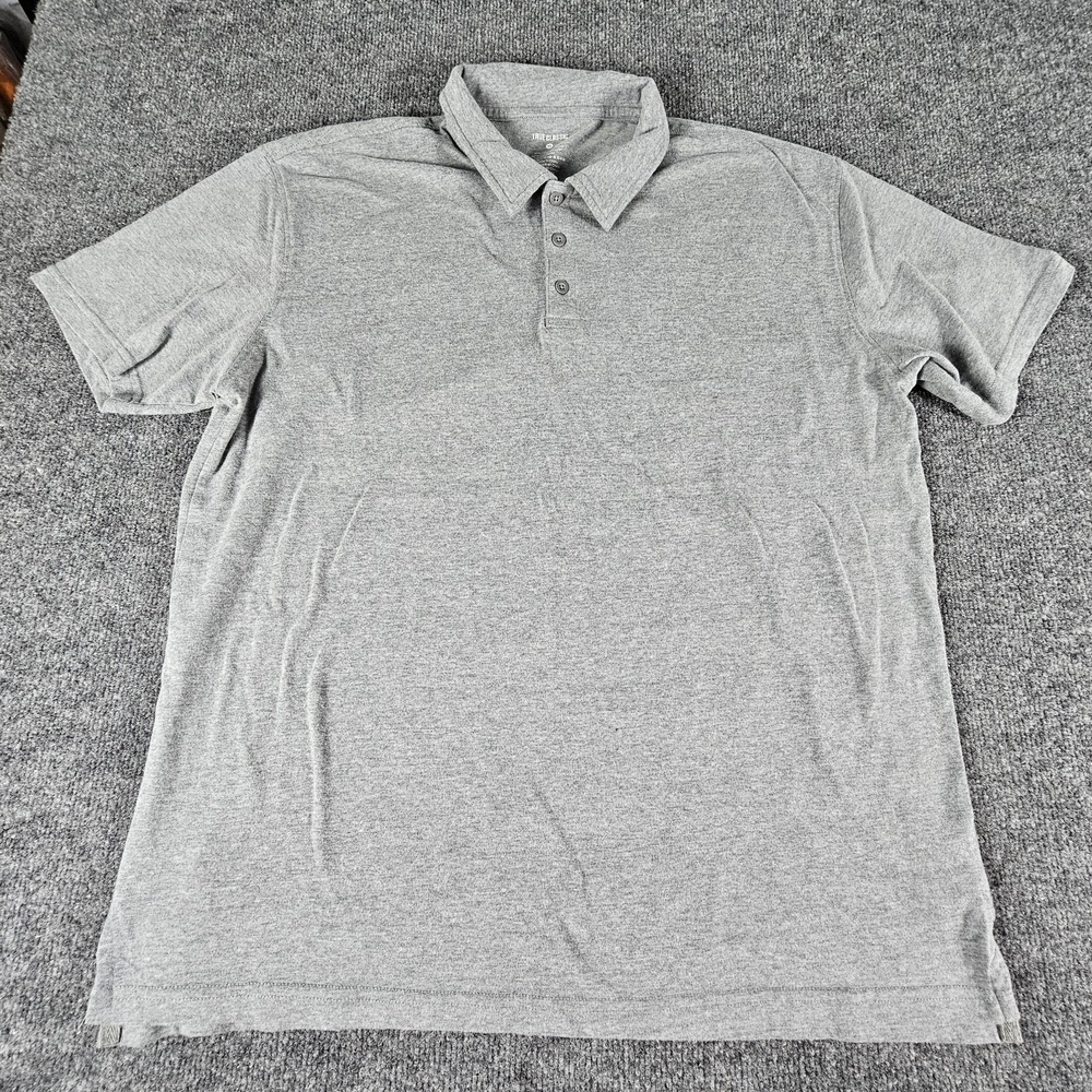 True Classic Mens Gray‎ Polo Shirt Short Sleeve Casual Everyday Top XL